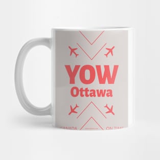 YOW aviation code 4102021 Mug